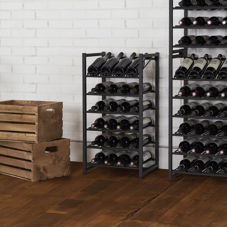 24 bottle discount wooden wine rack